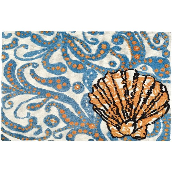 Homefires 34 x 22 x 05 in Coastal Dream Accent Rug Multi Color MFARRW001